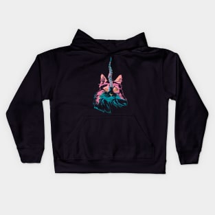 Fluffy Caticorn Kids Hoodie